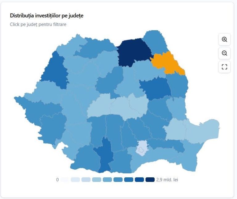 Iașul, pe locul al doilea la nivel național după sumele alocate prin programul „Anghel Saligny”