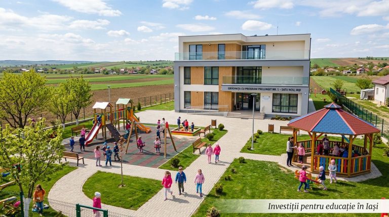 Patru comune din județul Iași investesc 30 de milioane de lei în trei grădinițe și o creșă noi