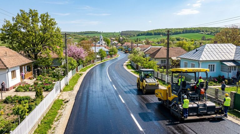 Modernizare infrastructură rutieră în comuna Movileni