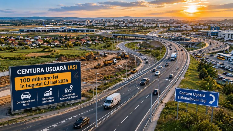 Centura Ușoară de Ocolire primește 100 de milioane de lei. Infrastructura județeană devine principalul motor de dezvoltare periurbană