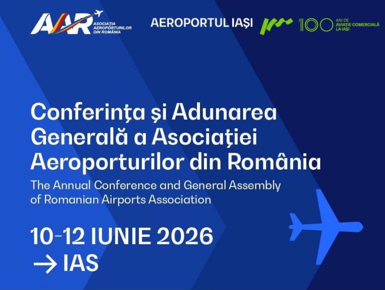 Conferința Aeroporturilor din România aduce la Iași liderii aviației civile, în anul Centenarului aviației comerciale