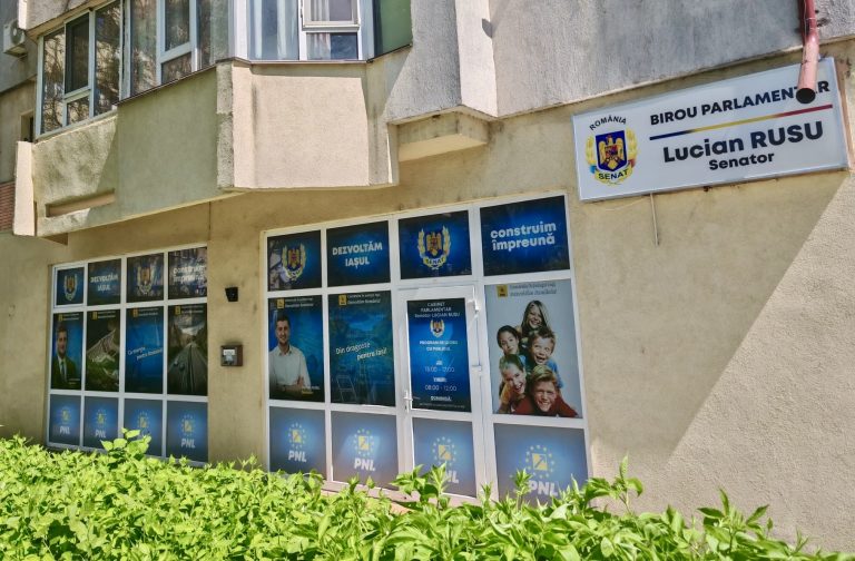Cabinet parlamentar inaugurat la Iași. Senatorul Lucian Rusu: al treilea cabinet în județul Iași
